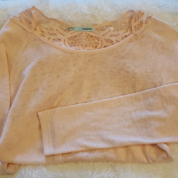 Maurices light pink knit shirt size medium - Picture 5 of 6